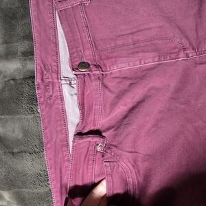 EUC Maurices Women's Skinny Pants - Burgundy Size 22W